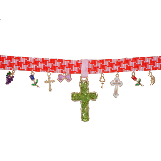 Cathedral Charms Choker Necklace