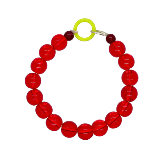 Red Bubble Bracelet