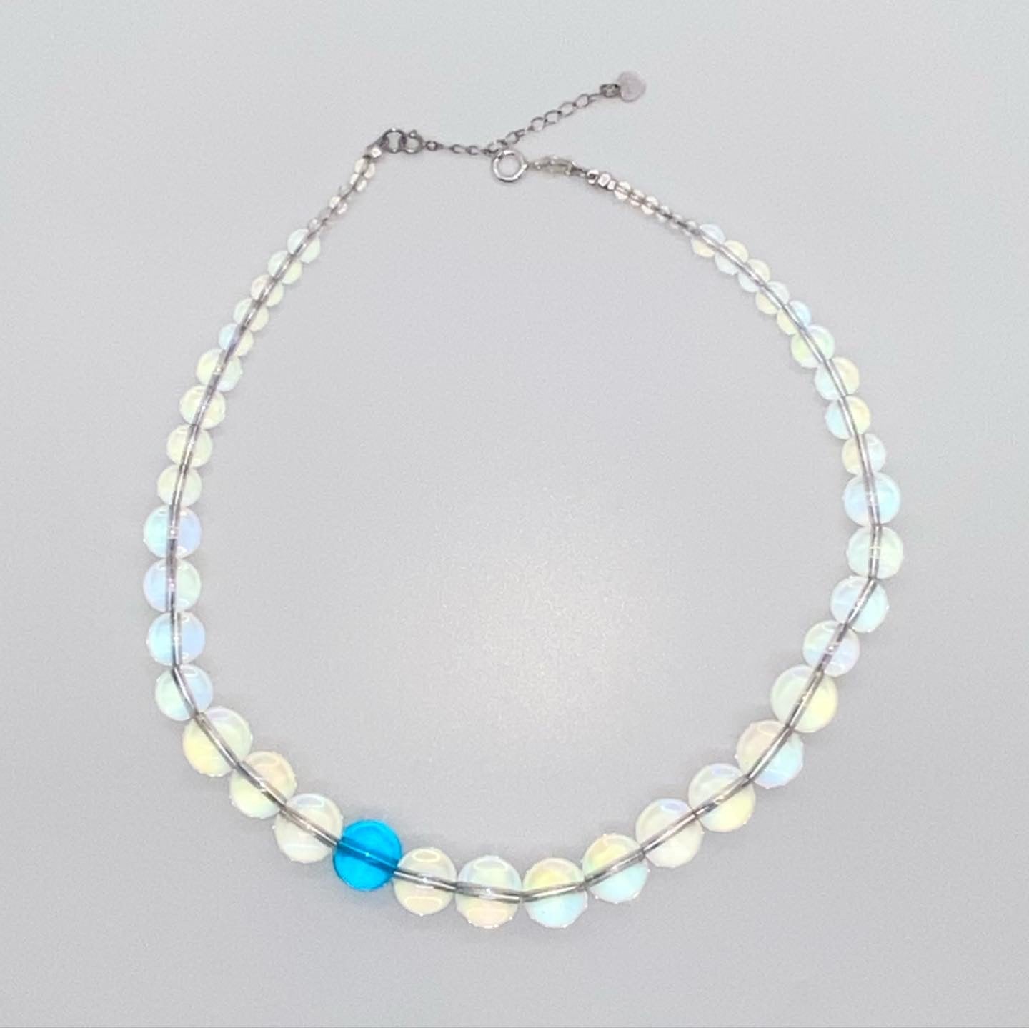 Blue Raspberry Necklace (1 of 1)