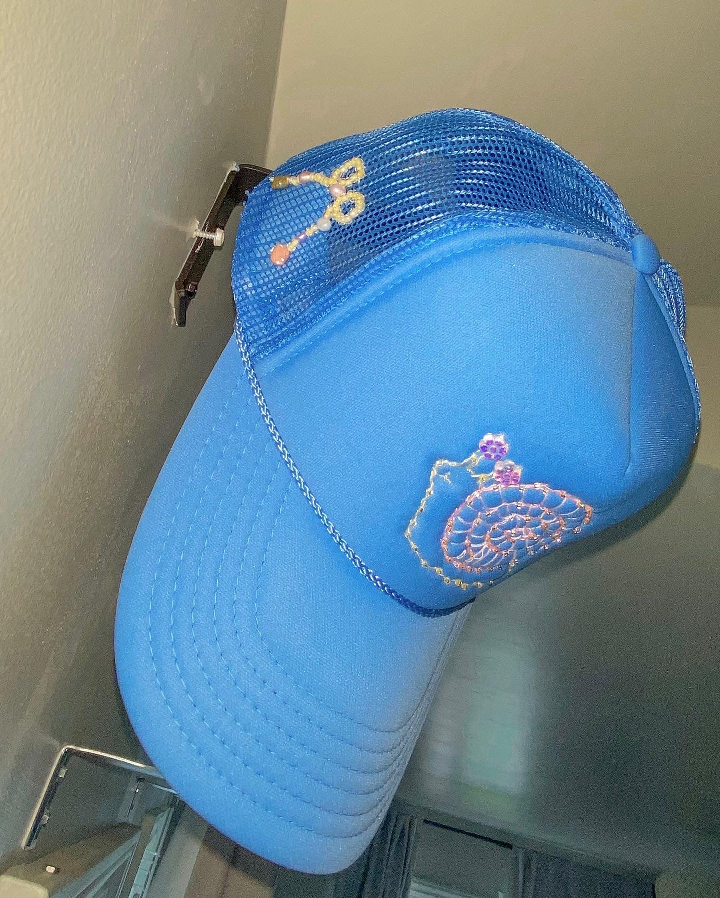 Snail Hat - Sky Blue (Only 1 made)