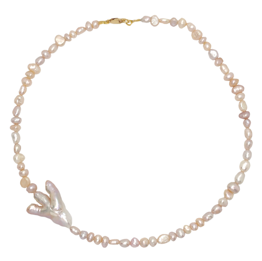 Chicken Foot Necklace - Pink (1 of 1)