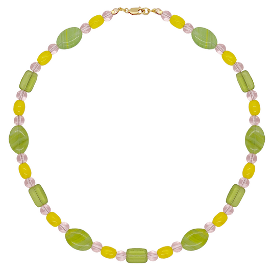 Limeade Glass Necklace